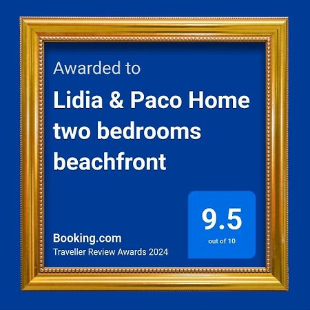 Lidia & Paco Home Two Bedrooms Beachfront Playa Del Aguila  エクステリア 写真