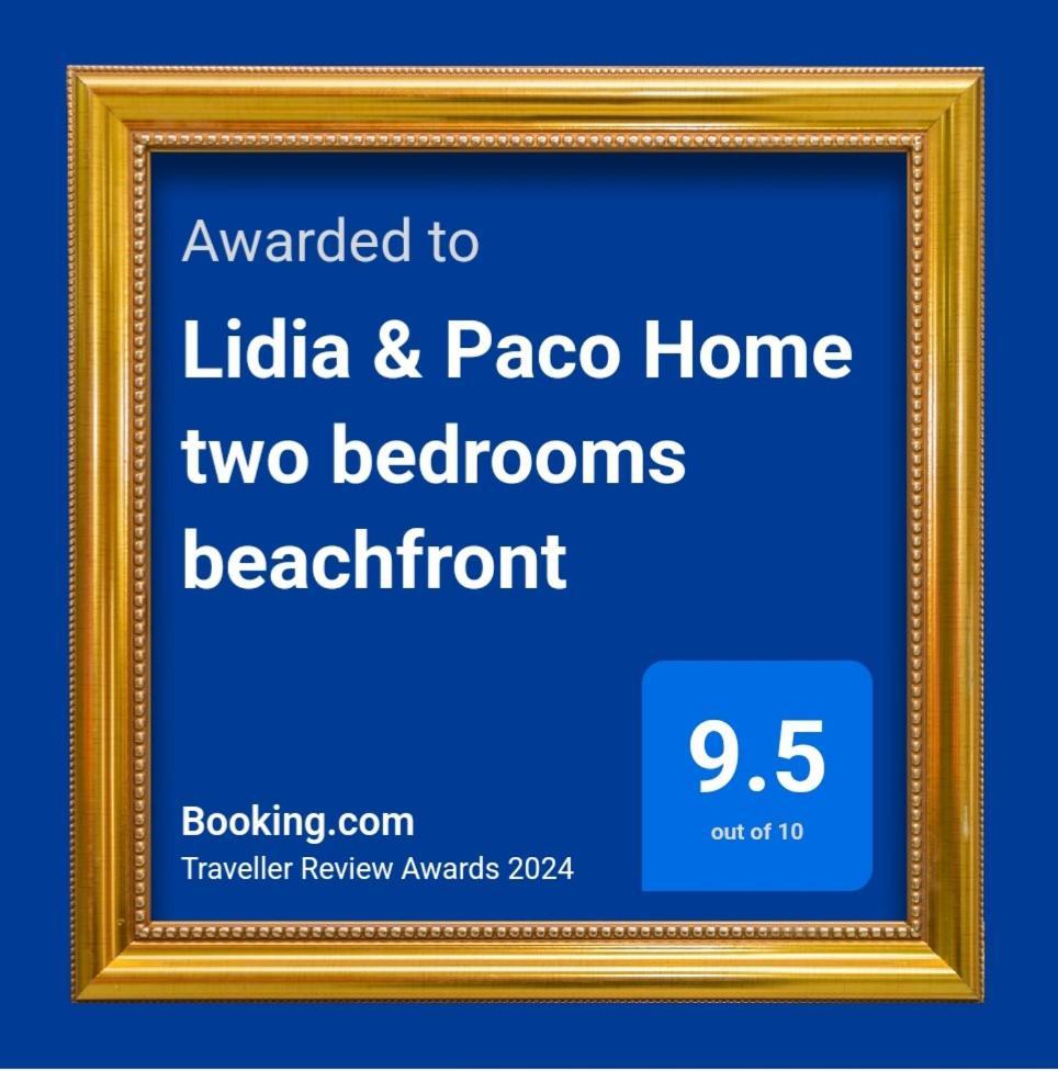 Lidia & Paco Home Two Bedrooms Beachfront Playa Del Aguila  エクステリア 写真